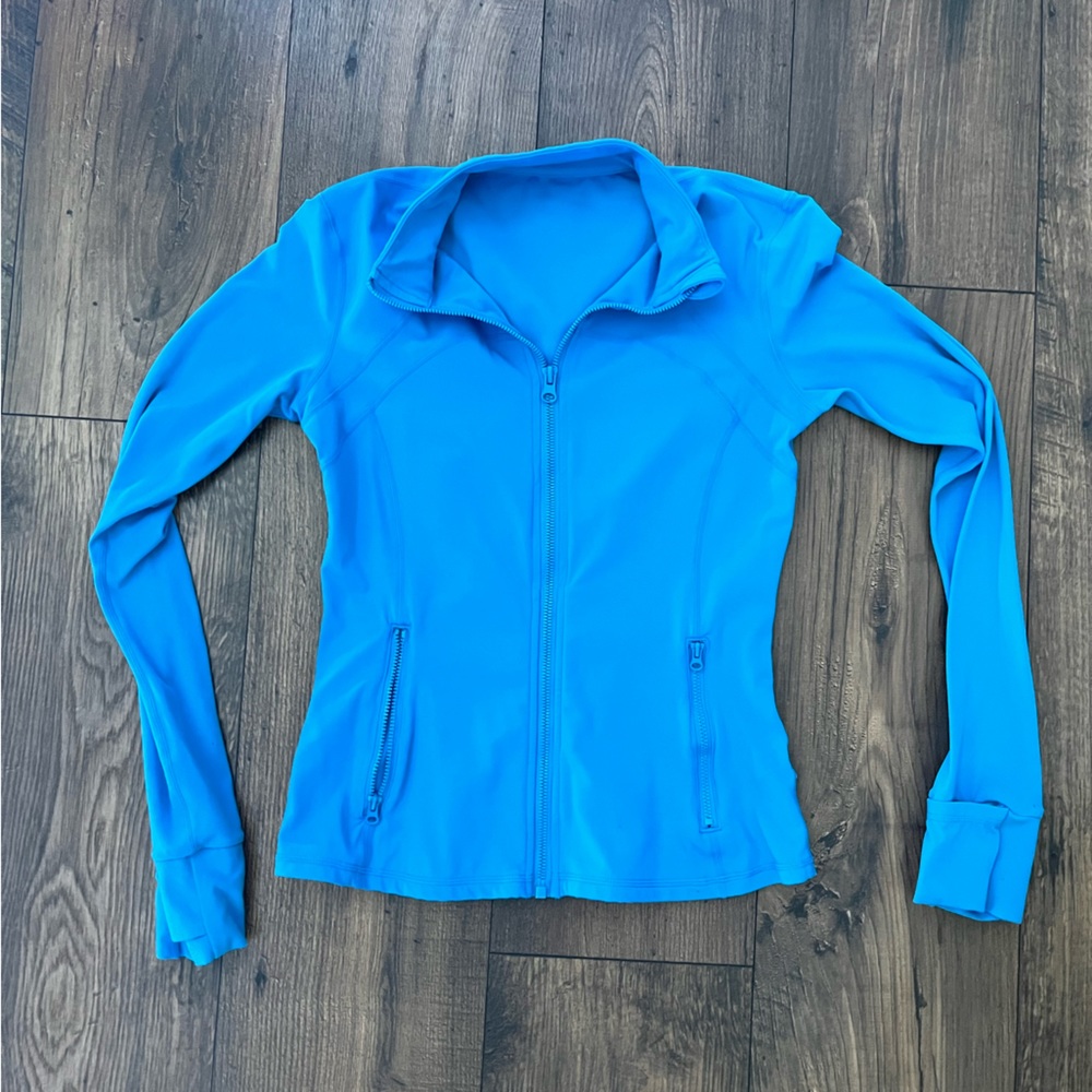 GLOWMODE blue activewear zip up